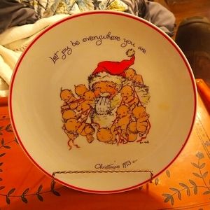 Kewpie 1973 Santa Plate